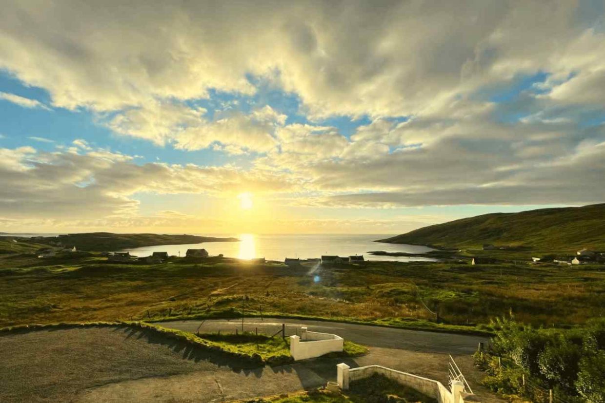The view from your Isle of Barra Accommodation